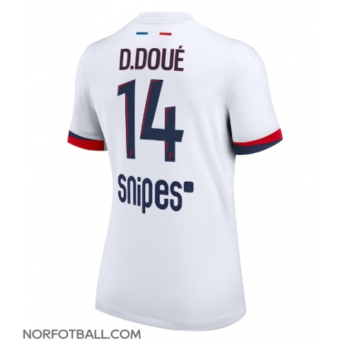 Billige Fotballdrakt Paris Saint-Germain Desire Doue #14 Replika Bortedrakt Dame 2025-26 Kortermet Billige Fotballdrakt Paris Saint-Germain Desire Doue #14 Replika Bortedrakt Dame 2025-26 Kortermet